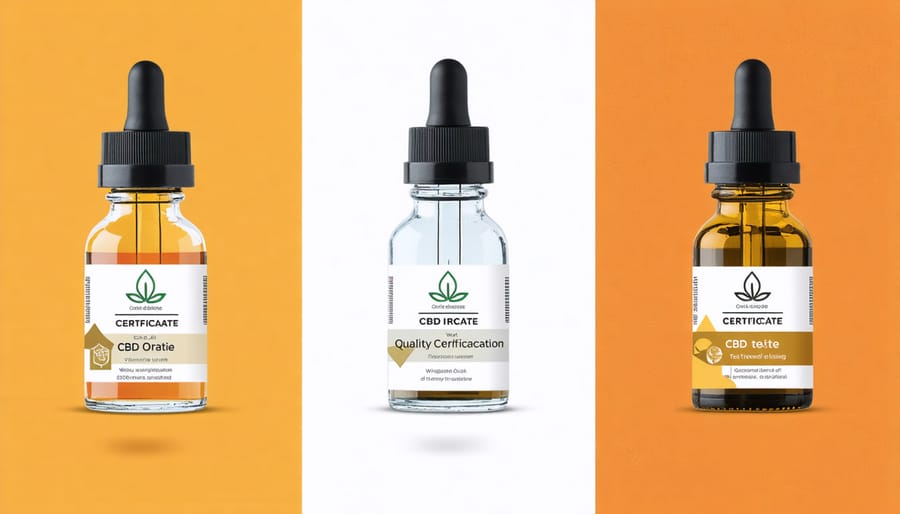 Visual guide to CBD oil quality certifications and laboratory testing standards